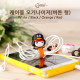 Coms  케이블 오거나이저(버튼형), 펭귄, Orange