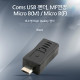 Coms USB 젠더 - Micro B(M) / Micro B(F), MF연장
