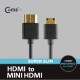 Coms HDMI/HDMI(MINI) 케이블(초슬림)1.5M 고급/검정