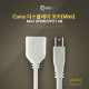 Coms 디스플레이 포트(Mini) 케이블 1M, Mini DP(M)/DP(F)/DisplayPort