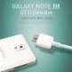 Coms 갤럭시노트3 OTG 젠더, White