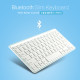 Coms 블루투스 슬림형 키보드 / White