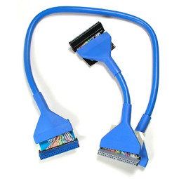 Coms IDE 하드(HDD) 라운드 케이블 3P 80Cm - UDMA 100 규격