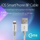 Coms A사 iOS 스마트폰 IOS 8핀 (8Pin) 케이블(MFi) 1.2M/Silver