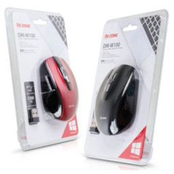 마우스 DDZONE (DM-W100) 무선  (검정, 레드 2종) 초저가