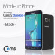 Coms 목각 폰(mock-up) 갤S6 edge/Black/모형
