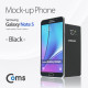 Coms 목각 폰(mock-up) 갤노트5/Black