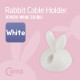 Coms 케이블 고정 홀더(CC-941) 토끼모양/White