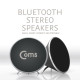Coms 명품 2채널 블루투스 스테레오 스피커 / Black (포터블/AUX/블루투스 v4.1)