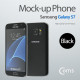 Coms 목각 폰(mock-up), 갤S7/Black/모형