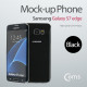Coms 목각 폰(mock-up), 갤S7 엣지/Black