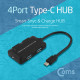 Coms USB 3.1 허브(Type C) USB 4Port