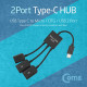Coms USB 3.1 허브(Type C), USB 2P/Micro 1P