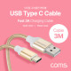 Coms 안드로이드 케이블 USB/Micro USB 5Pin, 3M, Gold
