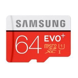 메모리 카드 (SAMSUNG) Micro SDHC 64G / UHS-I, EVO PLUS