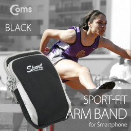 Coms 레저용 포켓, 찍찍이 고정(5.5형용) Black