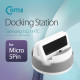 Coms 스마트폰 도킹스테이션 Gray (마이크로 5핀 / 360도 회전 / 독 스탠드)