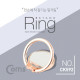 Coms 스마트폰 링 홀더/핑거링, 후면부착, 리본 / 거울장착