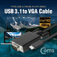 Coms USB 3.1 컨버터 케이블(M/M) 1.5M (Type-C to VGA 1080p 60Hz)