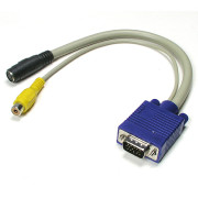 Coms 메트록스 TV OUT 케이블[DB15/SVHS-RCA]