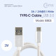 Coms USB 3.1 Type C 케이블(고속충전/3A) 2M, White / USB 3.0