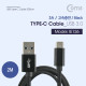 Coms USB 3.1 Type C 케이블(고속충전/3A) 2M, Black / USB 3.0