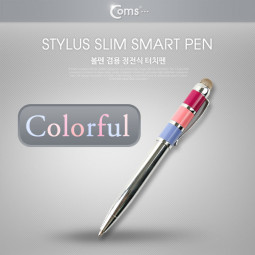 Coms 터치펜 정전식(Fiber/볼펜형) Colorful