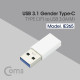 Coms USB 3.1 (Type C) 젠더 - Type C (F) / USB 3.0 A (M)