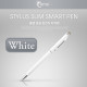 Coms 터치펜 정전식(Fiber/볼펜형), White
