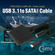 Coms USB 3.1 컨버터(Type C), SATA III 변환 Type C to SATA 3G