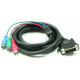 Coms DVI/콤포넌트 케이블 (DVI24+5 - RCA*3)