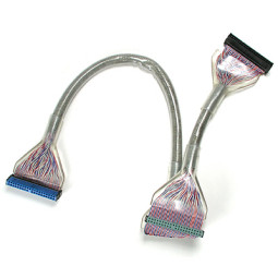 Coms IDE 하드 라운드 케이블 3P 60Cm - UDMA 133 규격