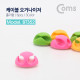 Coms 케이블 오거나이저(홀더형/6pcs), Pink/Green/Orange, 케이블/볼펜 고정