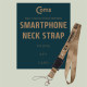 Coms 스마트폰 넥 스트랩 / 열쇠 목걸이 - Brown
