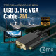 Coms USB 3.1 Type-C(M) to VGA(M) 컨버터 케이블 2M / 1080p 60Hz