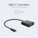 Coms USB 3.1 Type C to VGA Audio(Aux) 변환 컨버터 / 오디오 지원