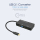Coms USB 3.1 Type C to HDMI/VGA 변환 컨버터 (2개 동시출력 가능)