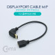 Coms 디스플레이 포트 젠더 연장 DP(M) 상향꺾임(꺽임)/DP(F) 30cm/DisplayPort