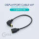 Coms 디스플레이 포트 젠더 연장 DP(M) 하향꺾임(꺽임)/DP(F) 30cm/DisplayPort