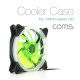 Coms 쿨러 케이스용 CASE, 120mm, Green LED, Cooler
