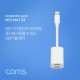 Coms iOS 8핀 2분배 젠더(8Pin 듀얼젠더/이어폰/충전)
