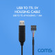 Coms USB to TTL(6P Housing) 5V 케이블 1.8M