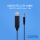 Coms USB to TTL(Audio 3.5mm) 3.3V 케이블 1.8M