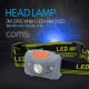 Coms 헤드램프 (3W, White 1LED+Red 2LED) / 건전지(AAAx3) / LED 램프