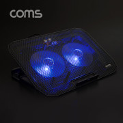 Coms 나비 노트북 거치대 / 쿨러 / 블랙