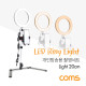 Coms 개인방송용 촬영세트, LED 원형 램프, 링 라이트, USB 전원, Ring Light, 20cm