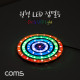 Coms 원형 LED 점멸등 / 100mm
