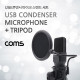 Coms USB 콘덴서 마이크 스탠드 세트 / 팝스크린 / 삼각 거치대