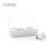 Coms 나비 블루투스 5.0, TWS 이어폰 White 충전케이스 포함
