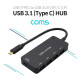 Coms USB 3.1(Type C) 허브 / (Type C M to USB 3.0 4Port / Type C F) / HUB / PD지원
